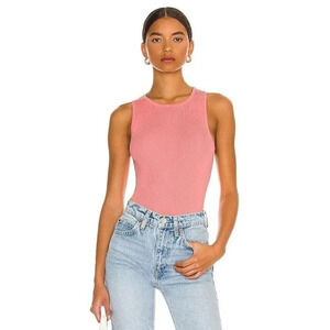 New 525 America Revolve Tank Top Size Medium Pink 100% Nylon Stretch Pullover